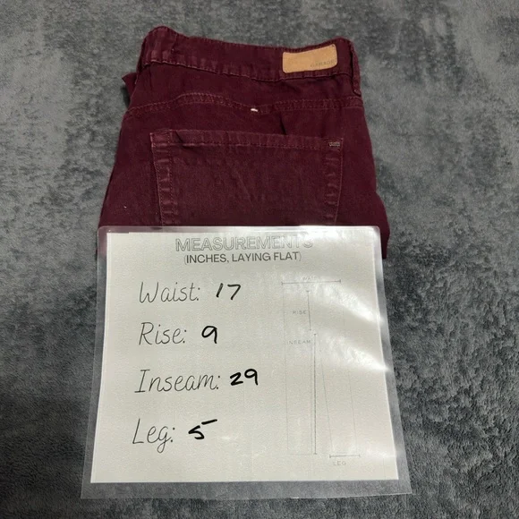 Garage Wine-Colored Skinny Jeans - Picture 11 of 11